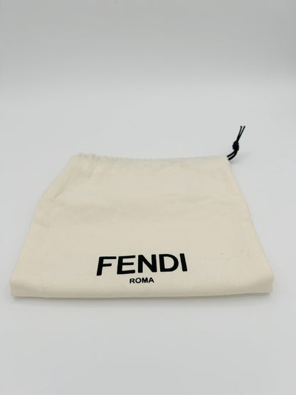 Fendi Pink Trapeze Shaped Wallet on a Chain